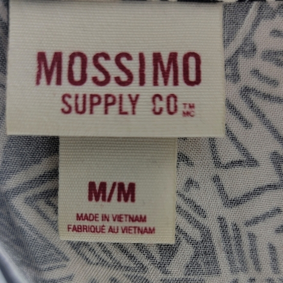 Mossimo Supply Co | Black and White Geometric Pattern Tank Dress w/ Back Cut Out - Picture 12 of 15